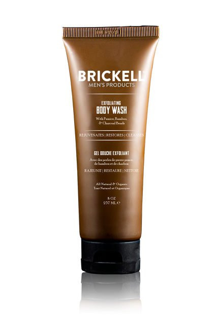 natural exfoliating body wash for men