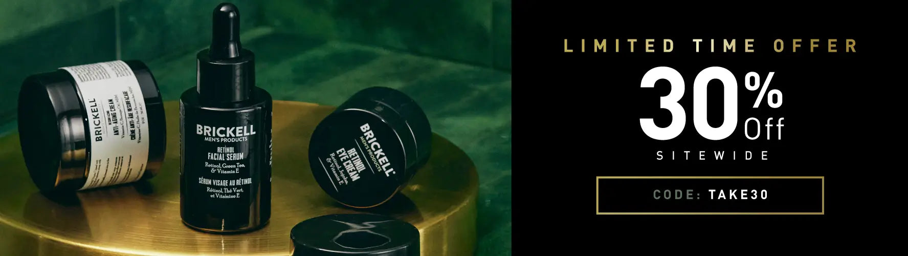 Limited Time Offer: 30% off sitewide w/ code: TAKE30