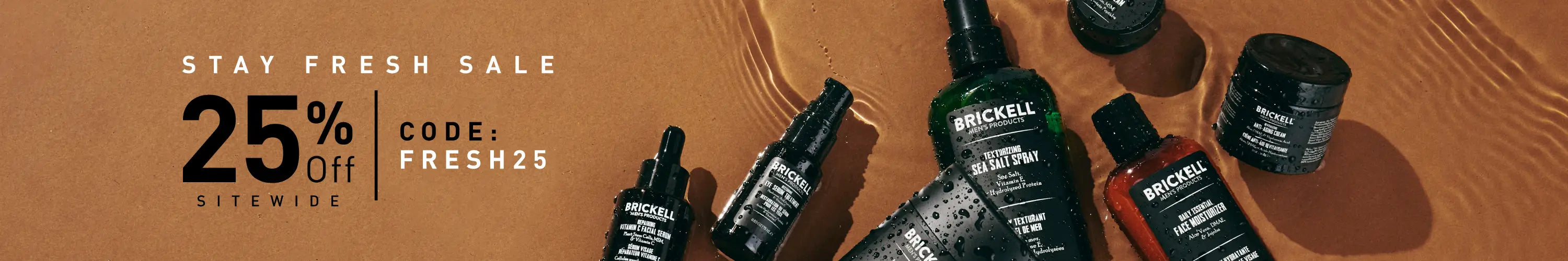 Stay Fresh Sale: Get 25% Off sitewide w/ code: FRESH25
