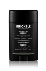 Eucalyptus and Mint, Men's Natural Deodorant, Natural Deodorant for Men, Brickell Men's Products